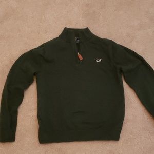 Vineyard Vines Evergeeen 1/2 Zip Sweater size 7